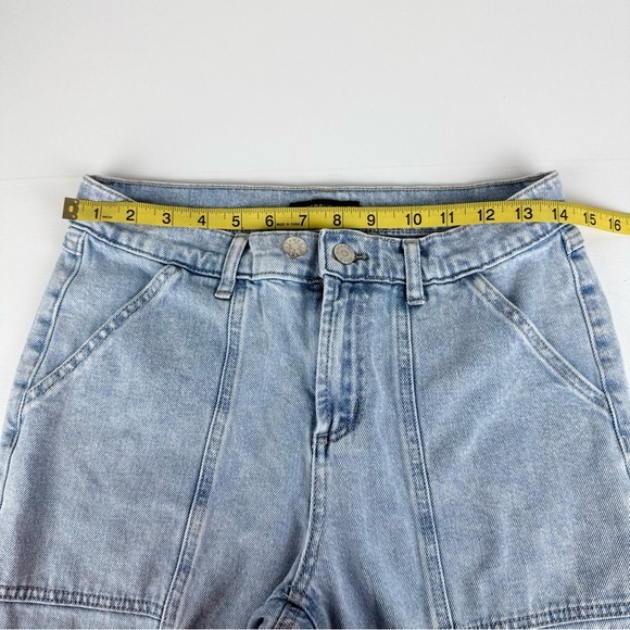 Sincerely Jules High Rise Straight Leg Jeans Size 5/27 Light Wash - Picture 4 of 8